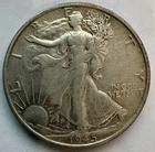 1945-S Walking Liberty Silver Half Dollar $0.50 piece