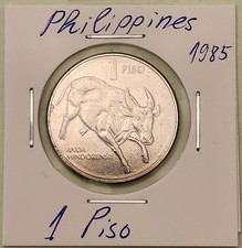 Philippines coin, 1 Piso, 1985
