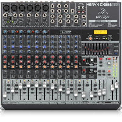 Behringer 18 Audio Interface schwarz (QX1832USB) aus Japan
