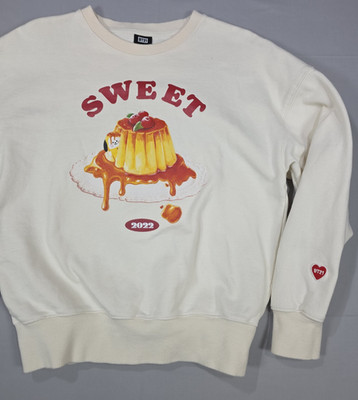 BT21 Baby Sweet Things Sweatshirt S Small Beige K-Pop BTS Line Friends 2022