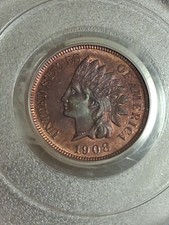1908 PCGS MS62RB Indian Head 1C
