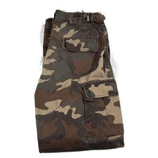 Vintage Woodland Camo Cargo Pants - Relaxed Fit, Size 32