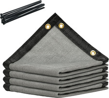 Royal Shade 8' X 22' Grey Custom Size 90 Shade Cloth Dog Kennel Shade Mesh Tarp