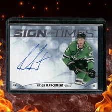 2023-24 Upper Deck SP Authentic Sign of the Times Mason Marchment Auto #SOTT-ME