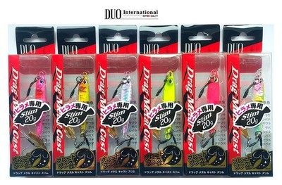 DUO DRAG METAL CAST JIG Slim 20g Hirame, Shore JIG, Salzwasser Angelköder, Köder