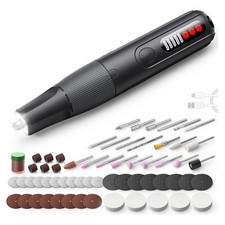 Cordless Rotary Tool,62 Accessories  5-Speed for Sanding  Engraving