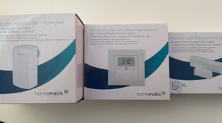Homematic IP Thermostat Wandthermostat Fensterkontakt