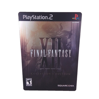 PS2 Final Fantasy XII Collectors Edition PlayStation 2 Steelbook CIB+ Reg Card