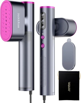 JACK & ROSE Jack ＆ Rose Dampfglätter, 110-240V Weltweite Spannung 1000W Steamer, Tragbar