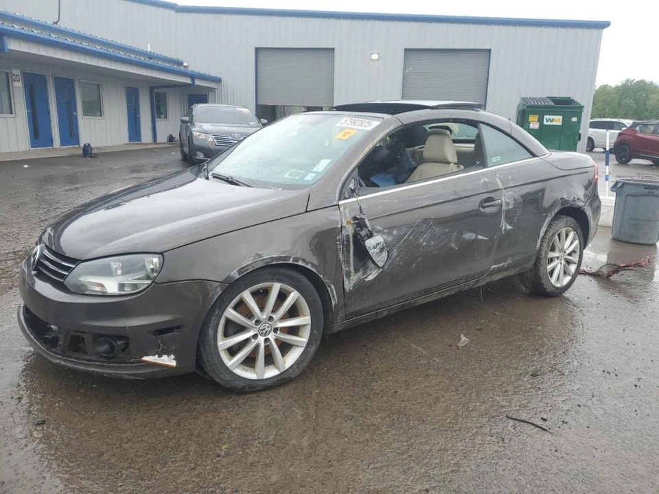 2014 VOLKSWAGEN EOS RIGHT PASSENGER SIDE QUARTER GLASS #010353 - Image 3 of 4