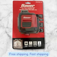 Bauer 20202L-B 50ft Self-Leveling 360 Degree Horizontal Cross-Line Laser 57933