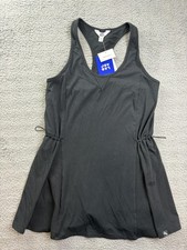 JoyLab Dress Womens Medium Black Strappy Tank Active Built In Shorts Mini NWT