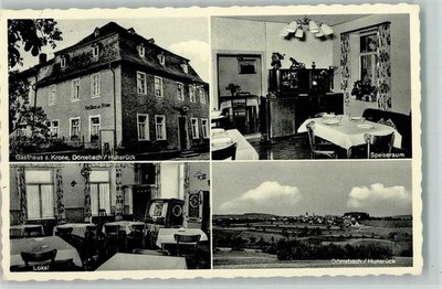 13208329 - 6530 Bingen Gasthaus zur Krone mit Innenansicht , Musikbox 
