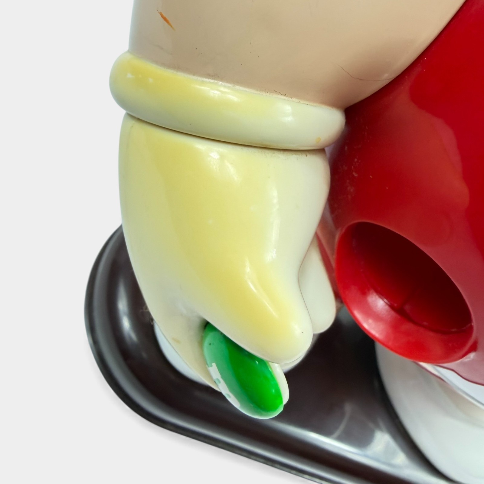 Vintage 1992 Round Red Mars M&M Candy Dispenser 90s M&Ms Americana