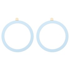 55x0.4mm ODxT Universal Wireless Metal Ring Sticker, 2 Pack, Sky Blue