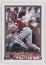 1991 Bowman Wally Backman #490 08de