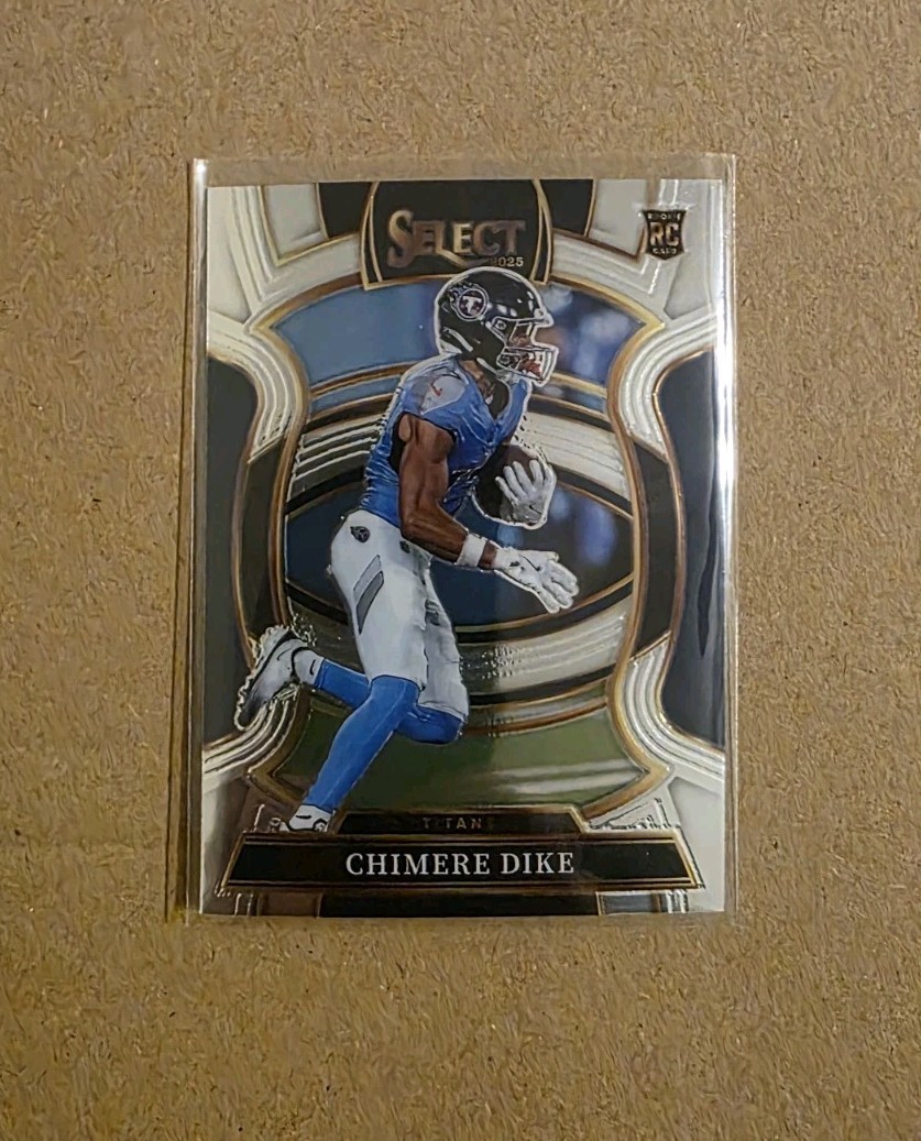 Chimere Dike Rookie 2025 Panini Select Football #27 Titans