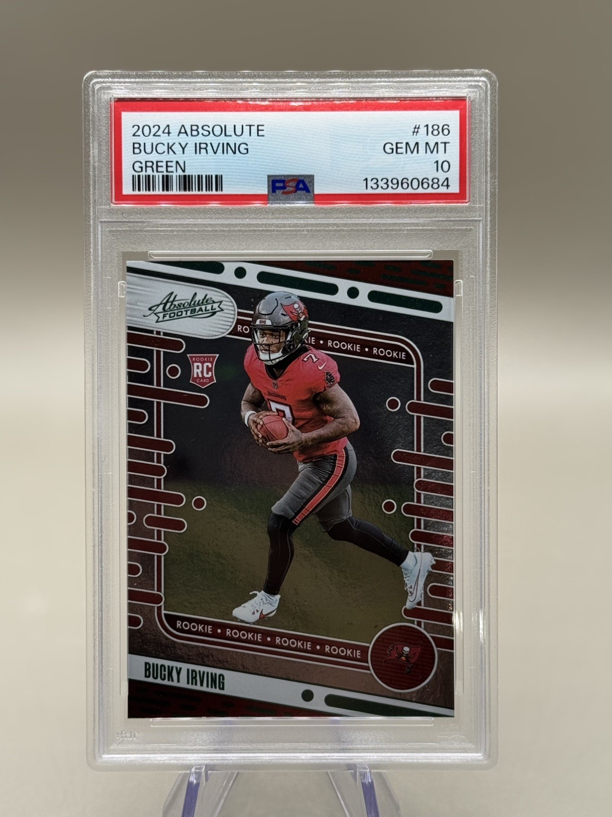 Bucky Irving Panini Absolute #186 Green