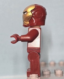 Lego Iron Man Mark 6 VI SH0015 Minifigure 6867 Marvel Super Heroes Triangle