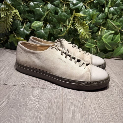Axel Arigato Clean 90 Gray Leather Casual Men Sneakers Size 10 Made In Portugal