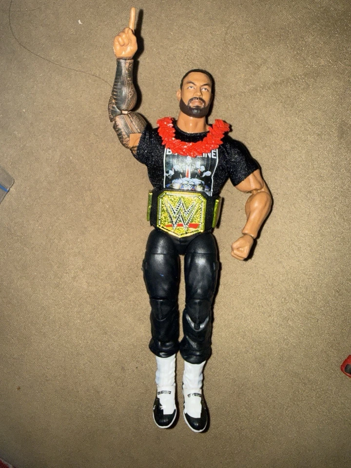 Personalizado WWE Elite 117 ROMAN REINS Promo Gear Botas Personalizadas Figura Suelta 🔥 Foto 2 de 4