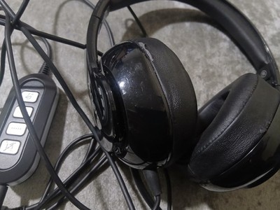 Kabelgebundenes Headset USB/3.5 Faltbare HD Stereoanlage mit Mikrofon Inline Steuerung. MPOW BH224A