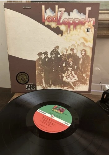1969 LED ZEPPELIN II  US Import Atlantic SD 8236 LP RARE LW/AT EX/VG+ Audio****