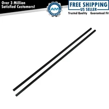 Door Glass Run Division Bar Channel Weatherstrip Pair for 51-54 Chevy GMC Pickup