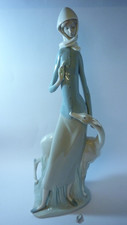 Rare - Lladro No 4514 Diana and Fawn Roman Goddess of wind/animals EARS BROKEN
