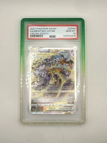 2023 POKEMON SWORD & SHIELD CROWN ZENITH #GG44 MEWTWO VSTAR PSA 10 *No Guard*