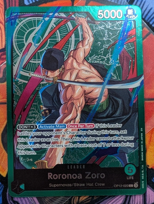 Roronoa Zoro OP12-020 Learn Together Promo Deck Leader One Piece