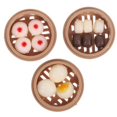  Set of 3 Mini Lebensmittel Spielzeug Miniatur-Essen Lebensmittelmodell Aus Harz