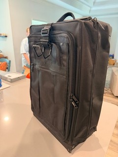Luggage Works Stealth Premier 22” Rolling Bag Metal Frame Suitcase for Pilots