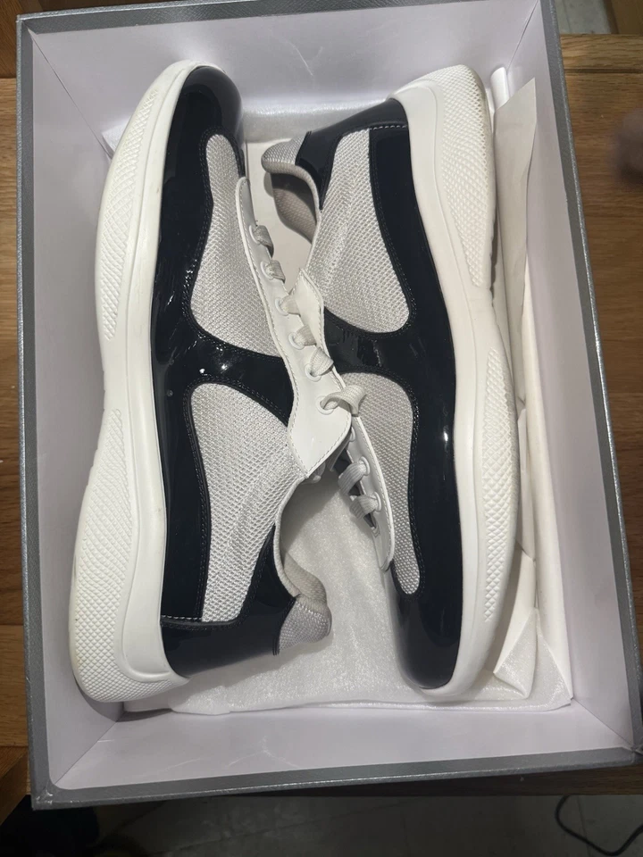 Zapatilla deportiva Prada Cup negra/blanca Foto 2 de 4