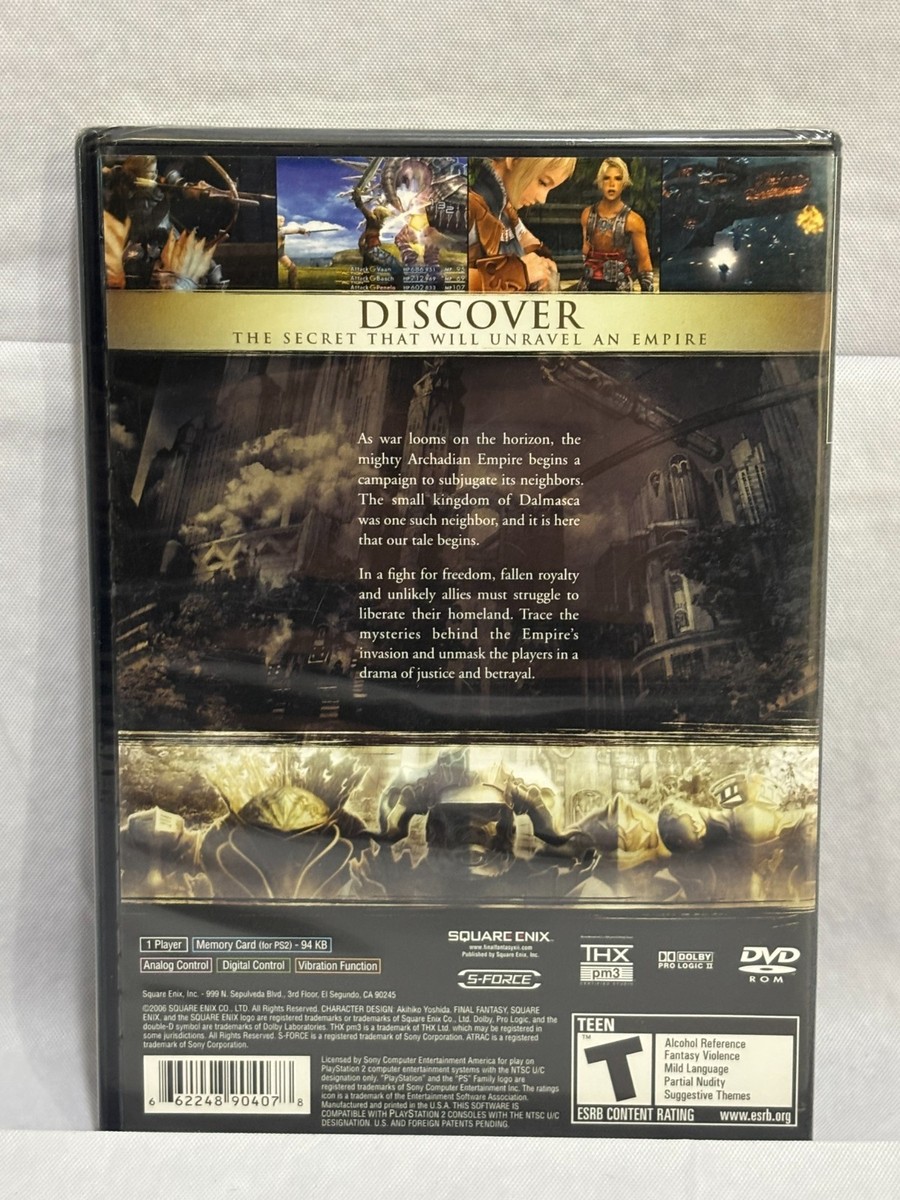 Final Fantasy XII (FF12) Sur PS2 - Version Coréenne (Kor) Sous Blister, Jeu Square Enix