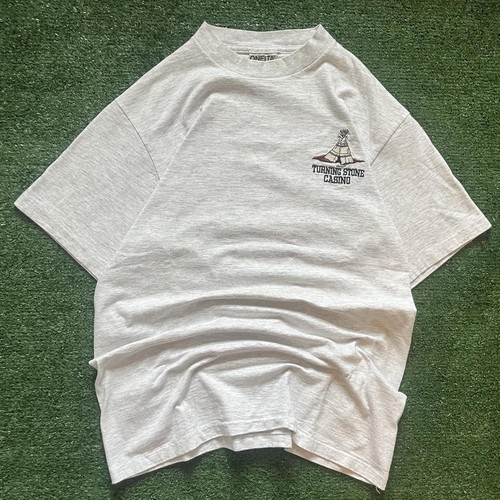 Vintage 90s Single Stitch Oneita Turning Stone Casino Single Stitch Tee Men’s M