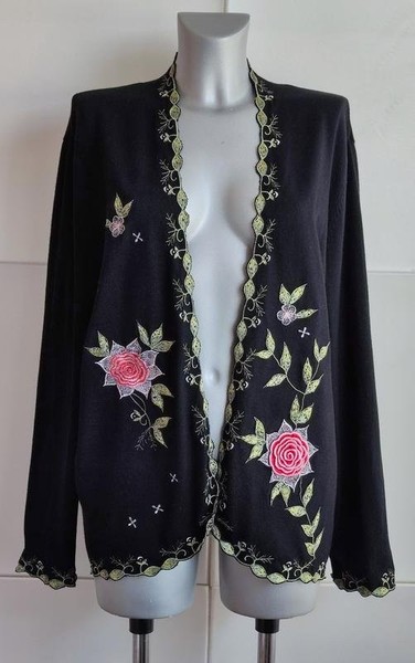 Women Garry Weber Sweater Black Viscose 44 / XXL /