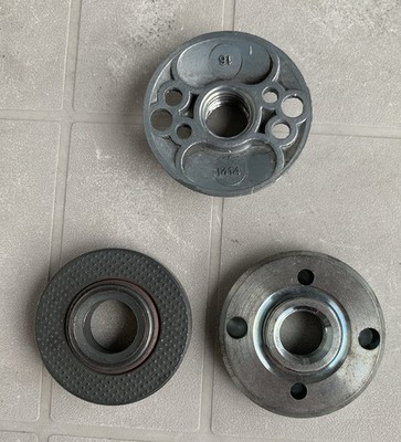 BOSCH Set 3 tlg.-Spannmutter+Aufnahmeflansch+Flanschmutter für M14 Gewinde