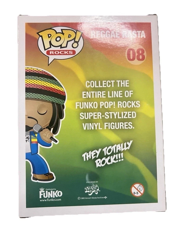#08 极为罕见的 Reggie Fast ( Bob Marley ) Funko Pop 部分硬质保护壳 — 第 4/4 张图片