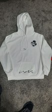 Off  White Hoodie   Camo Clover Patch, CLUB CELL Back Graphic, Silver Script   S