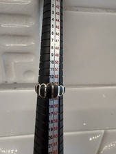 Bohemian Style Vintage Sterling Silver 925 Black Onyx Size 7 Ring