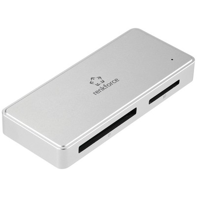 Renkforce RF-PCR-400 Externer Speicherkartenleser / Hub  USB-C  (USB 3.2 Gen ...
