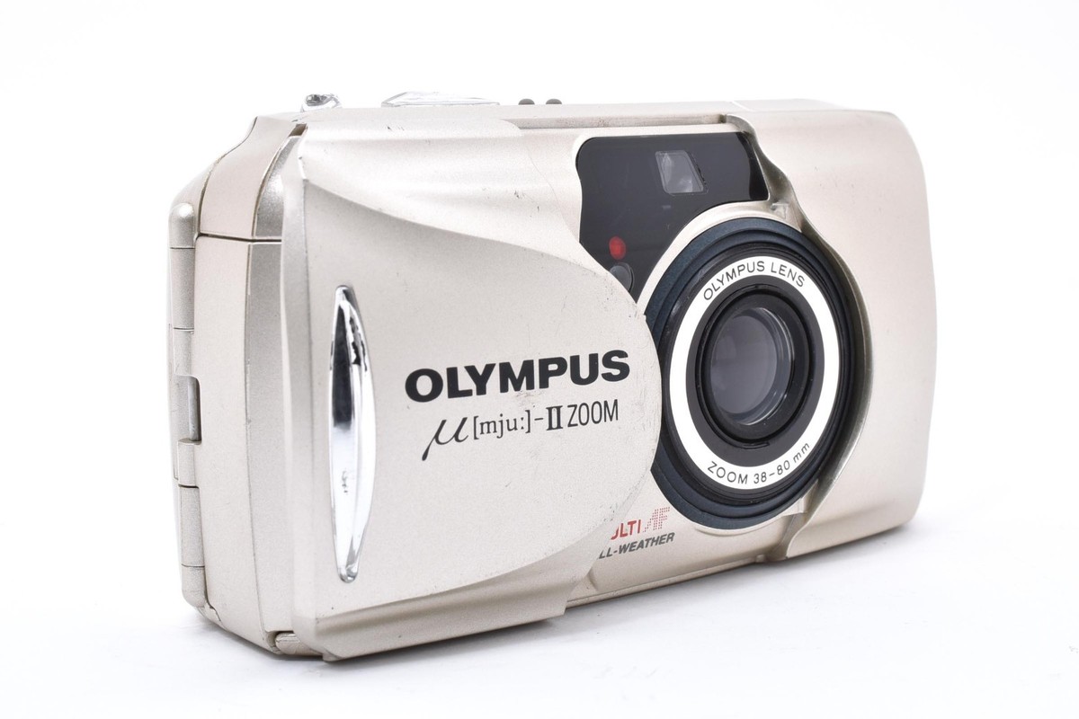 Olympus μ mju II ZOOM 35mm Point & Shoot Film Camera From Japan