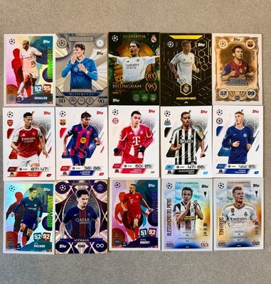 Topps Match Attax 25/26Messi Ronaldo Yamal Bellingham Real Madrid Barça PSG Pick