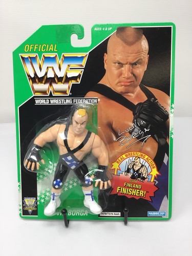 1994 Hasbro WWF Ludvig Borga Wrestling Action w/ F...