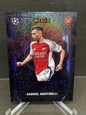  2024-25 Topps Chrome Merlin Mystics Nights Gabriel Martinelli Mojo /15 Arsenal