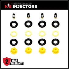 BMW I4 Fuel Injector Service Repair Rebuild Kit O-rings Filters Pintle Cap 91-94