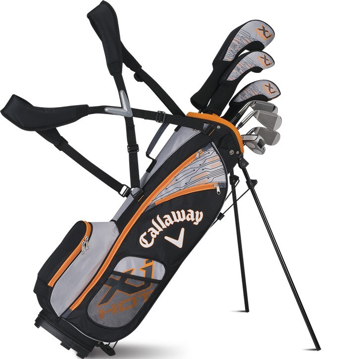 Rh callaway xj hot junior 8-piece set for 9-12 yo including bag and head covers