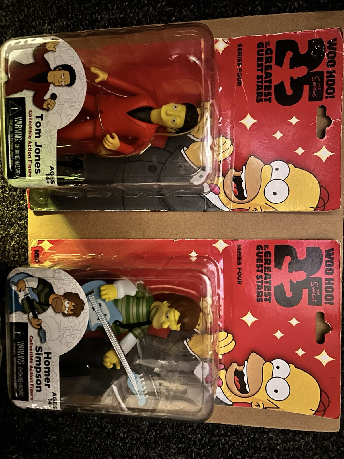 NECA 25th Anniversary Grunge Homer Simpson Figure Series 4 Kurt Cobain