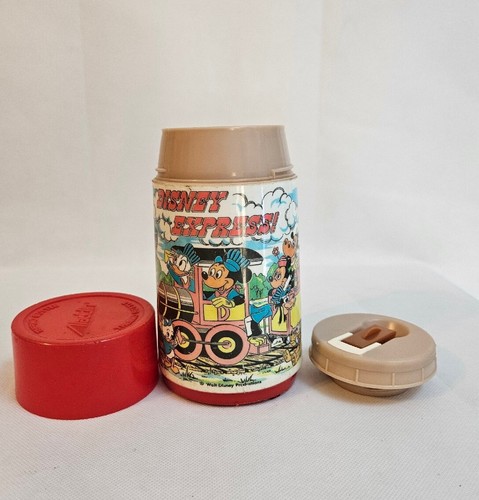 Vintage Thermoskanne Muppets & Peanuts und Aladdin Disney Metall Brotdosen mit Thermoskanne - Bild 24 von 24